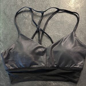 ALO Yoga Black Minimalist Sports Bra
